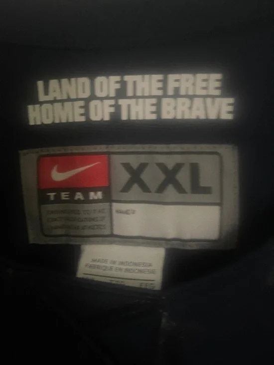 Nike White, Navy & Red USA Hockey Jersey - Picture 2 of 3